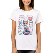Kosmischer Fox im Dreamgarten T - Shirt