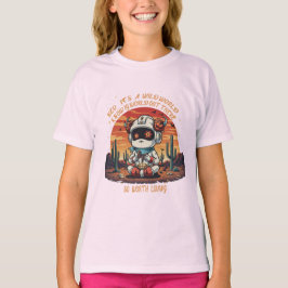 Kosmischer Frieden in einer wilden Welt T-Shirt