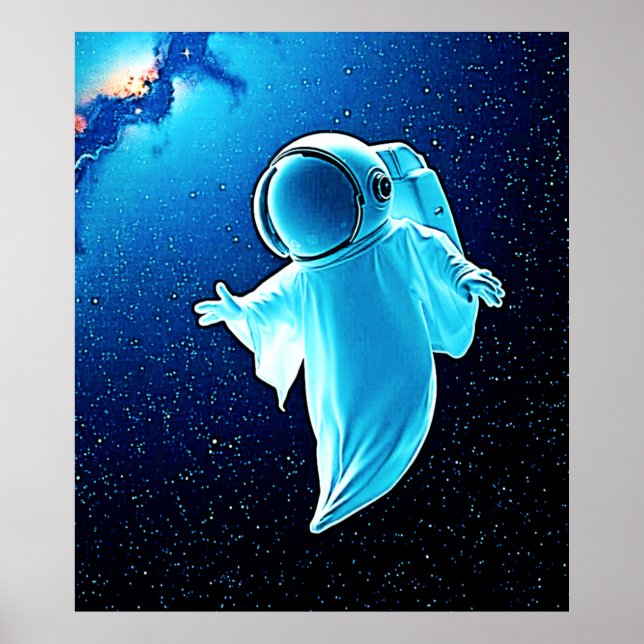 Kosmischer Geist im Raumdesign Poster (Vorne)