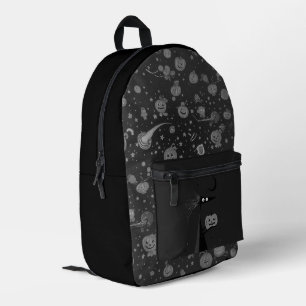 Kosmischer Halloween-Rucksack mit Pumpkins und Hex Bedruckter Rucksack