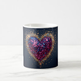 Kosmischer Heiliger Herz Kaffeetasse