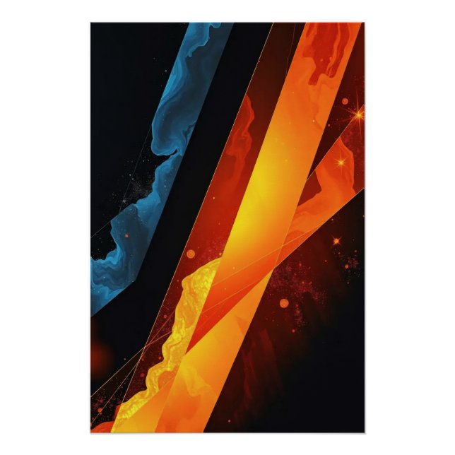 Kosmischer Impuls Poster (Vorderseite)
