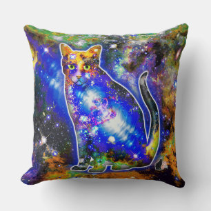 Kosmischer Katzenepsilon Kissen
