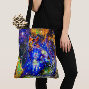 Kosmischer Katzenepsilon Tasche