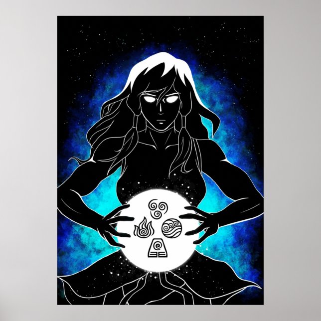 Kosmischer Korra Poster (Vorne)