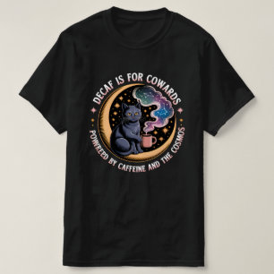 Kosmischer Kosmetikkoffein-Zitat T-Shirt