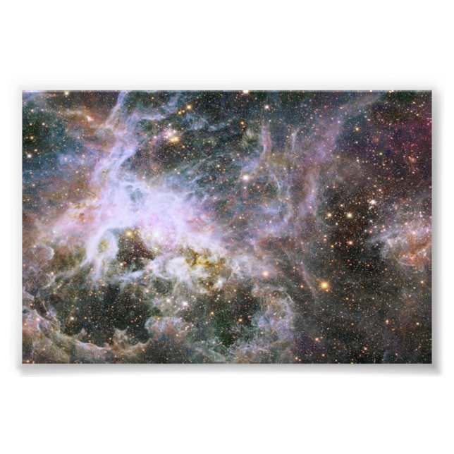Kosmischer, krabbeliger Tarantula-Nebel Fotodruck (Vorne)