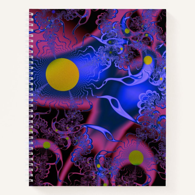 Kosmischer MashUp Notizbuch (Vorderseite)