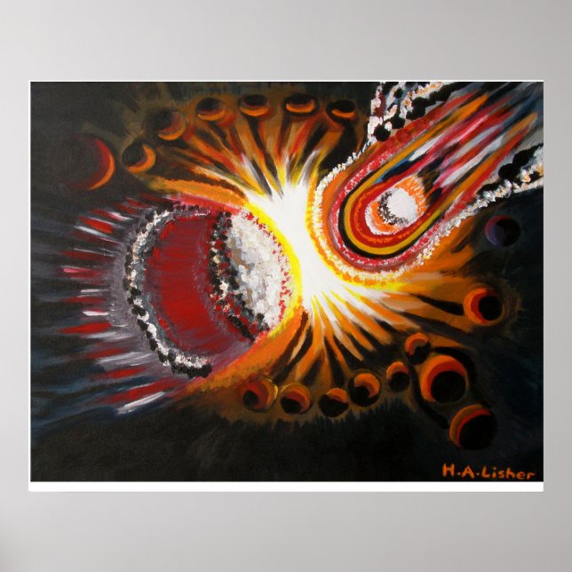 kosmischer Moment Poster (Vorne)