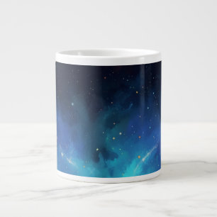 Kosmischer Nebel Abstrakt Galaxie Weltraum Kunst Jumbo-Tasse