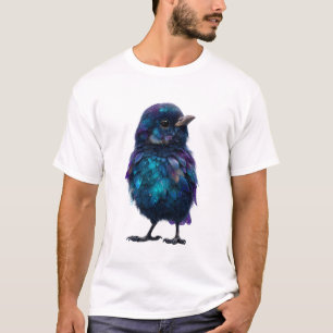 Kosmischer Nebel-Galaxie-Songbird-Männer T-Shirt