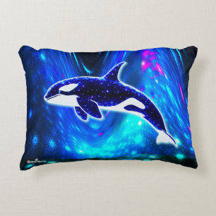 Kosmischer Orca Dekokissen