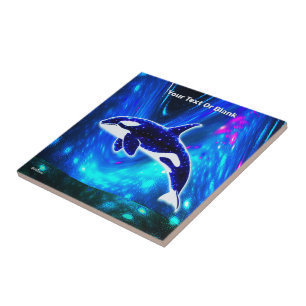 Kosmischer Orca Fliese