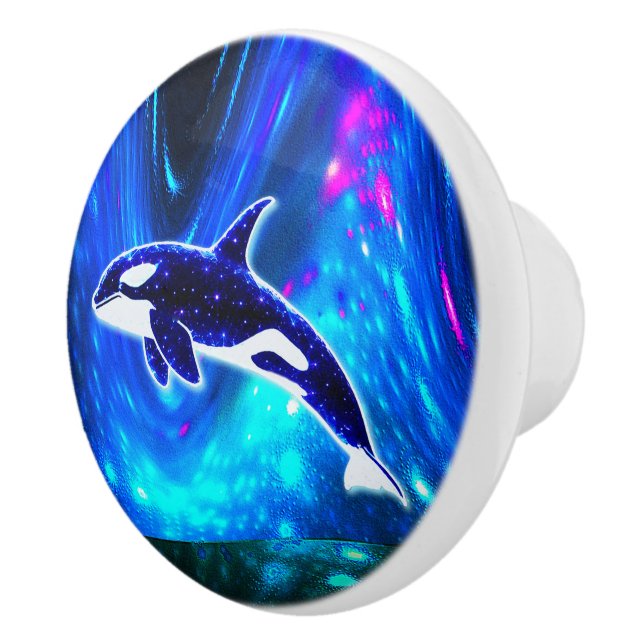Kosmischer Orca Keramikknauf (Rechts)