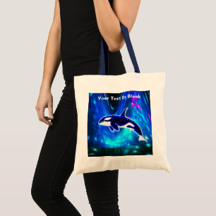Kosmischer Orca Tragetasche
