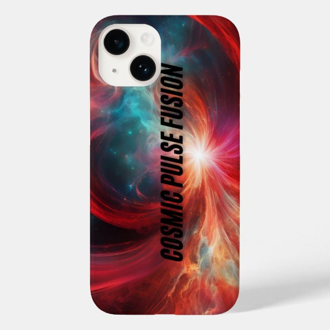 Kosmischer Puls Fusion Gehäuse Case-Mate iPhone 14 Hülle (Rückseite)