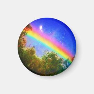 KOSMISCHER REGENBOGEN-KLEINER MAGNET