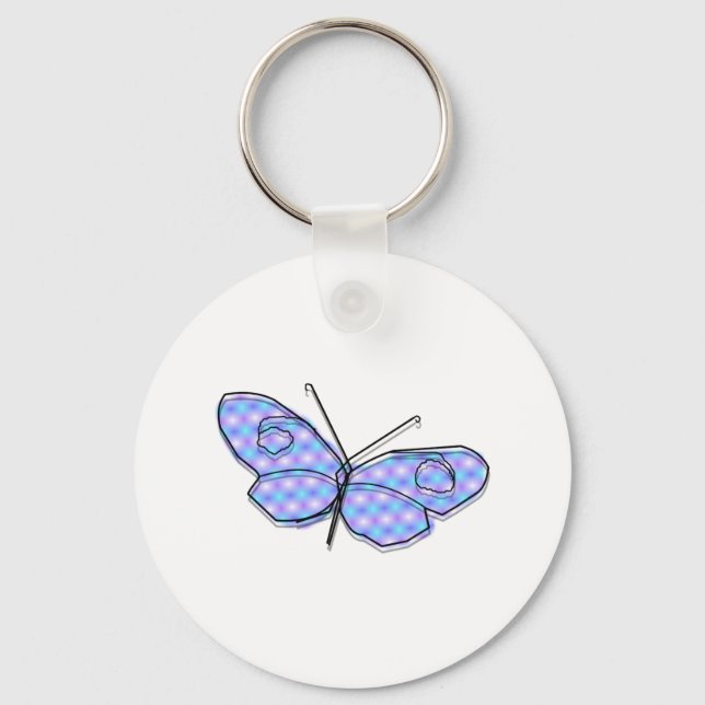 Kosmischer Schmetterling Schlüsselanhänger (Vorderseite)