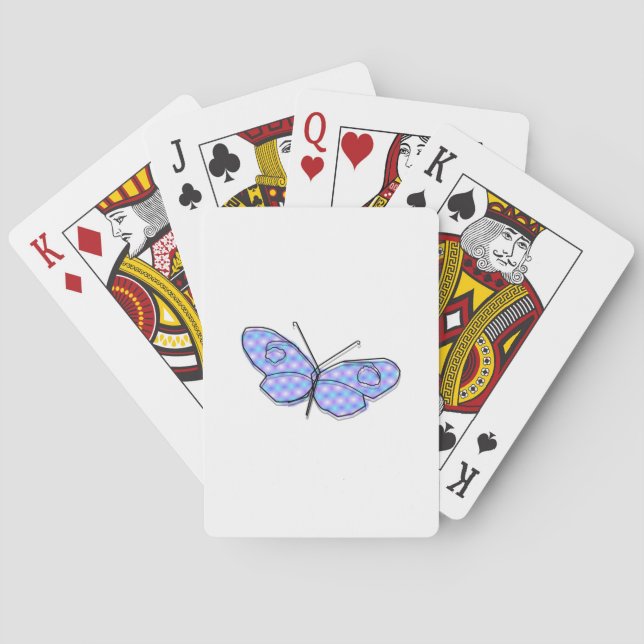 Kosmischer Schmetterling Spielkarten (Rückseite)