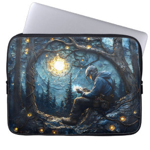 Kosmischer Schweißer Kunst–Sternennacht-Schweißmei Laptopschutzhülle