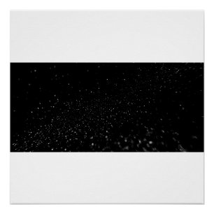 Kosmischer Staub in der Leere Poster