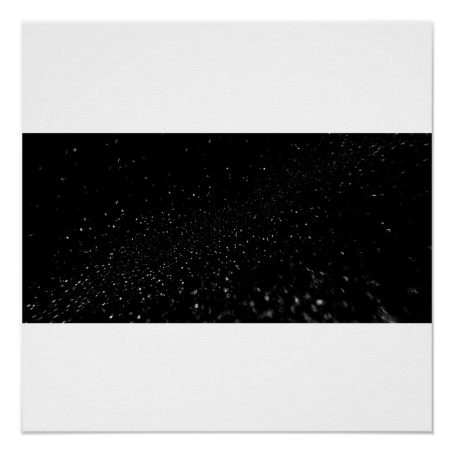 Kosmischer Staub in der Leere Poster (Vorderseite)