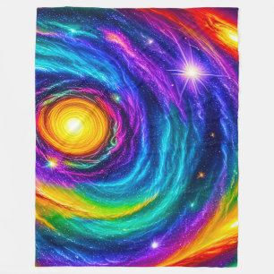 Kosmischer Stolz Fleecedecke