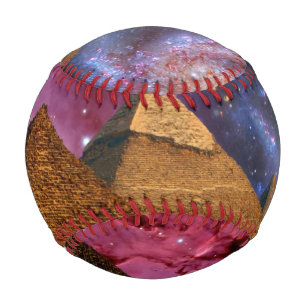 kosmischer Sturm über dem Untergrund Baseball