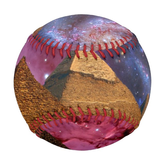 kosmischer Sturm über dem Untergrund Baseball (Vorderseite)