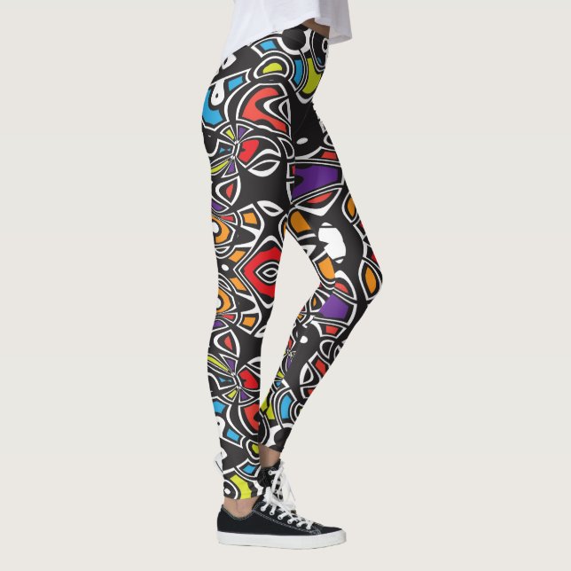 Kosmischer Swirl Leggings (Rechts)