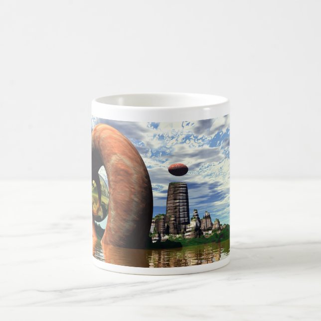 Kosmischer Tanz 2 Kaffeetasse (Mittel)