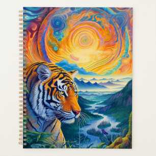 Kosmischer Tiger Planer