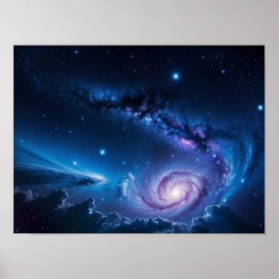 Kosmischer Traum: Sterne und Nebulae Poster