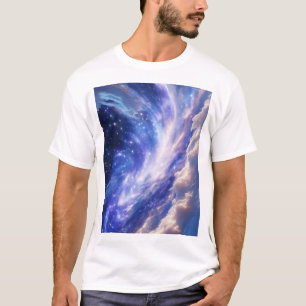 Kosmischer Traum: Wirbelnde Nebel & Sternennacht T-Shirt