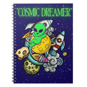 kosmischer Träumer Notizblock