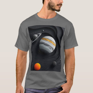 Kosmischer Universum, grafischer T - Shirt