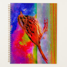 Kosmischer Vogeltraumlandschaft-Kunstprint"