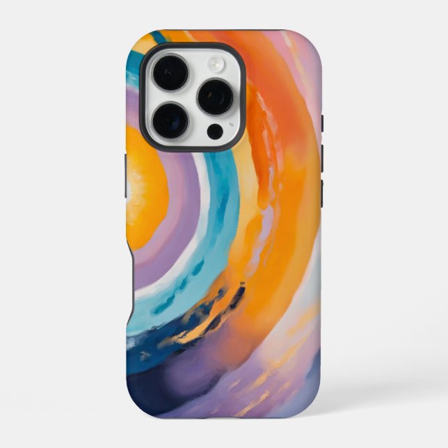Kosmischer Vortex: Sonneneinstrahlung iPhone 16 Pro Hülle (Rückseite)