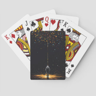 Kosmischer Weltraum-Spielkarten Spielkarten