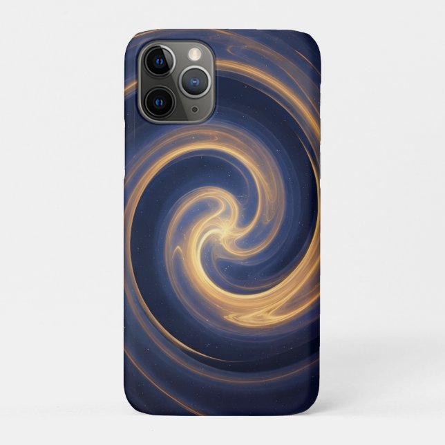 Kosmischer Wirbel aus goldenem Licht Case-Mate iPhone Hülle (Rückseite)