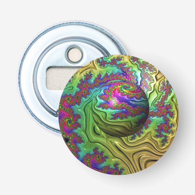 Kosmischer Wolkensturm Flaschenöffner (Vorderseite)