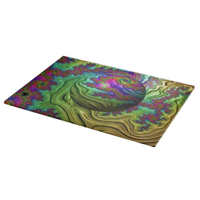 Kosmischer Wolkensturm Schneidebrett (Ecke)