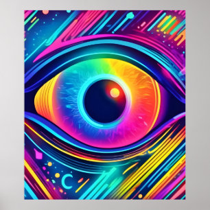 Kosmisches Auge der Träume Poster