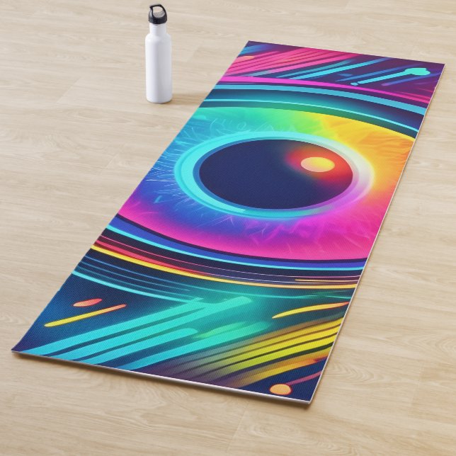 Kosmisches Auge der Träume Yogamatte (Beispiel)