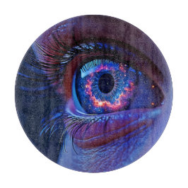 Kosmisches Augenlicht Schneidebrett