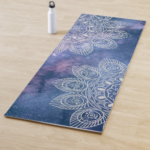 Kosmisches Bewusstsein Galaxie Meditation Yogamatte