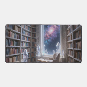 Kosmisches Bibliotheks-Ästhetik-Schreibtischmatte Schreibtischunterlage