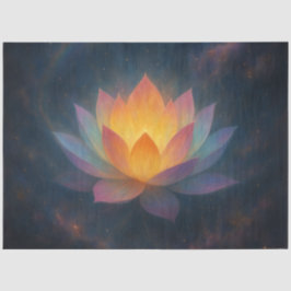 Kosmisches Blühen Lotus Dekoupage Paper - Spiritue Seidenpapier