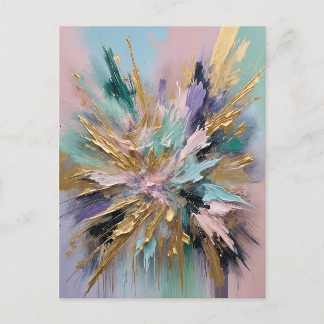 kosmisches Blut Postkarte (Vorderseite)