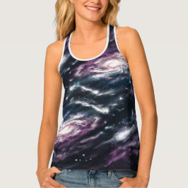 Kosmisches Dreamscape-Licht Tanktop